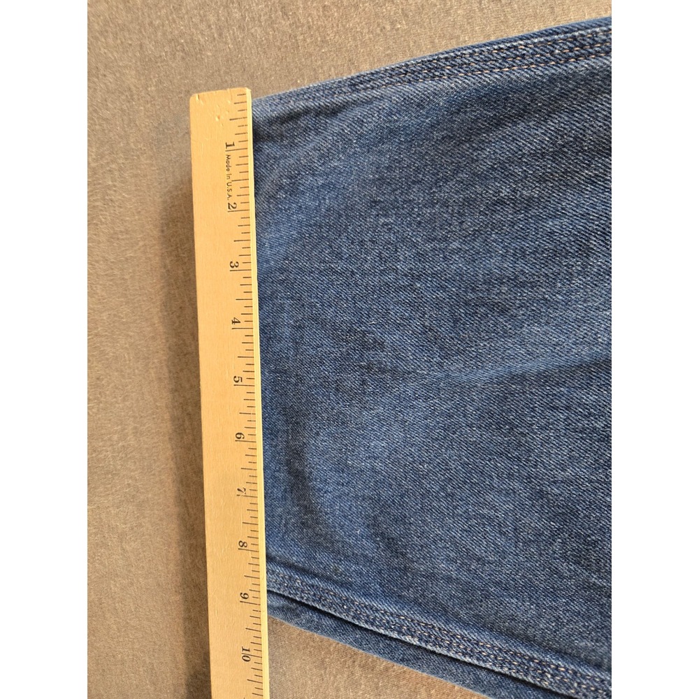 Carhartt Loose Fit Denim Bib Overalls Mens 38x34 Blue OR4672-M Workwear Rugged - Picture 13 of 15